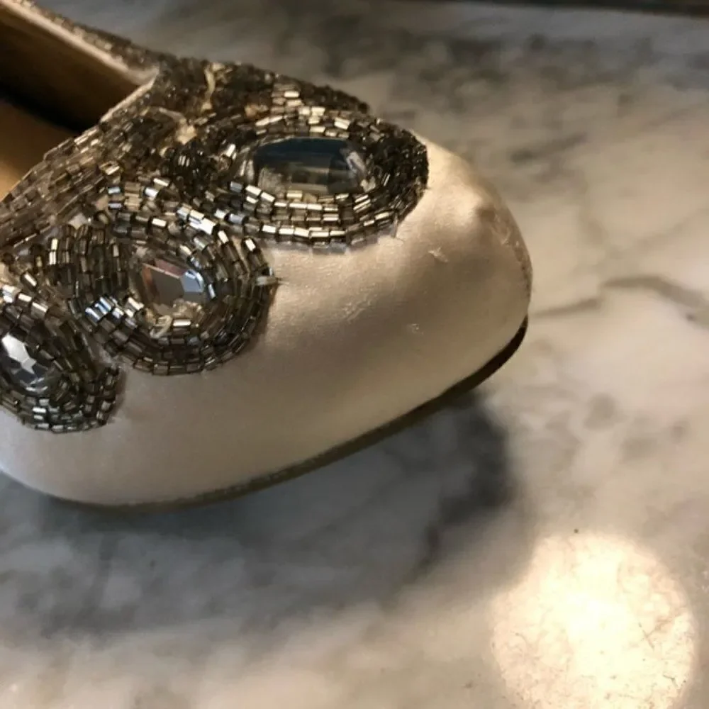 DSW x Disney Beaded Satin Cinderella Pumps Size 8.5